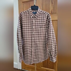 Ralph Lauren Plaid Classic Fit Longsleeve Button Up Size XL